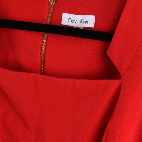 Calvin Klein Red Dress - Picture 3 of 4